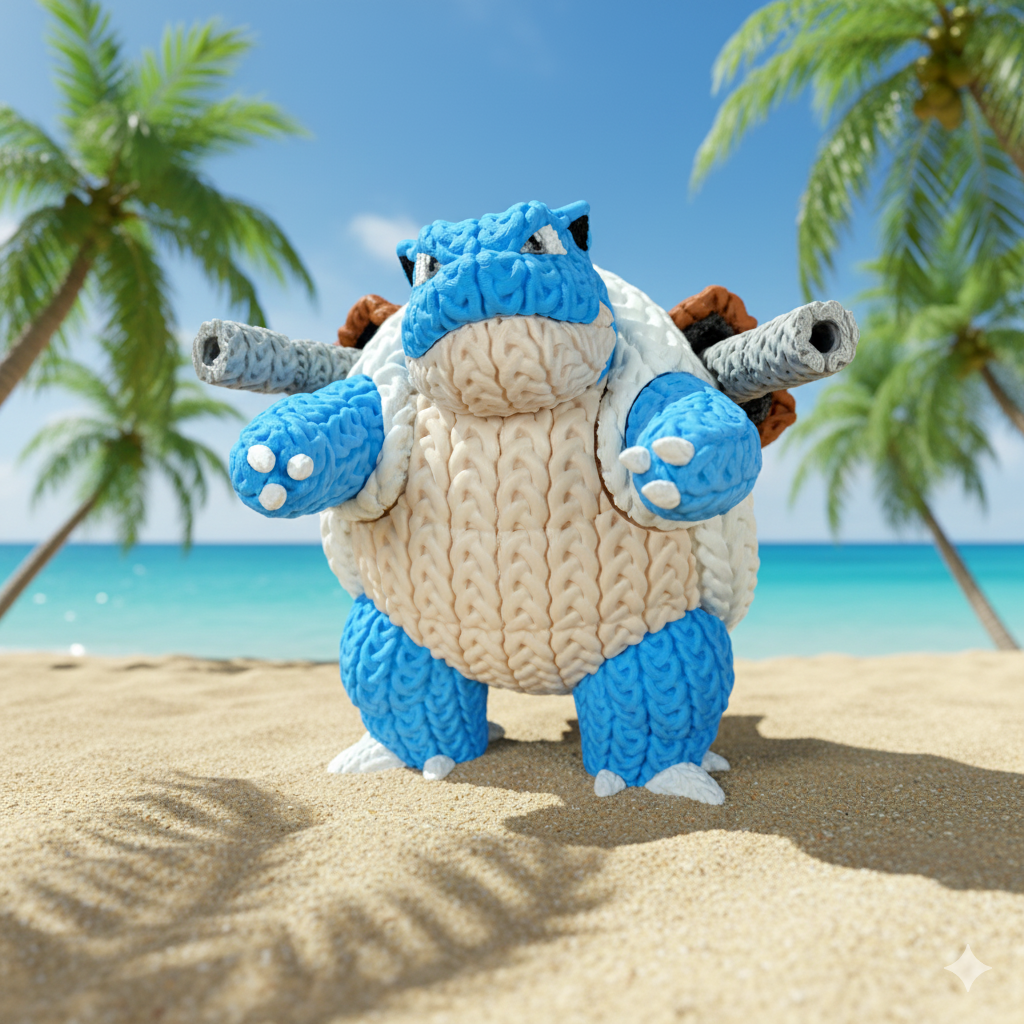 Blastoise - Knitted