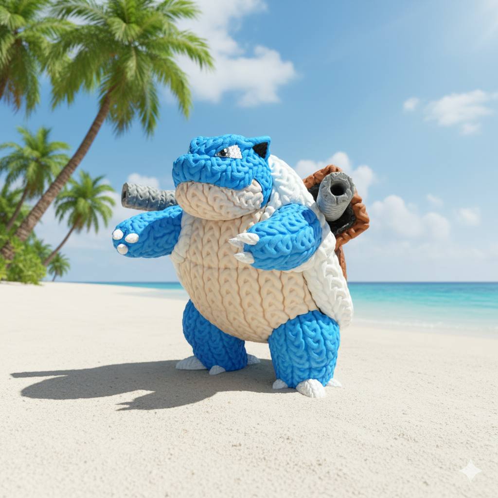 Blastoise - Knitted