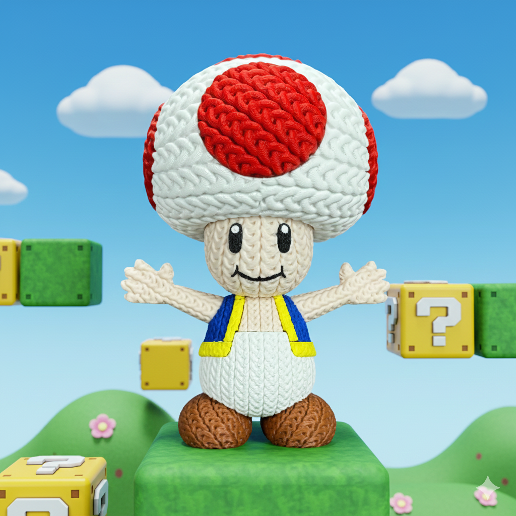 Toad - Knitted