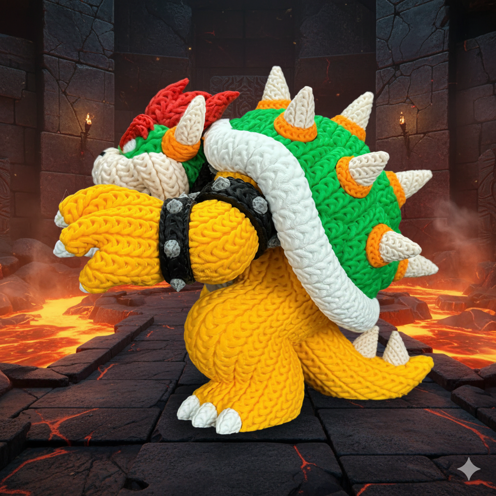 Bowser - Knitted