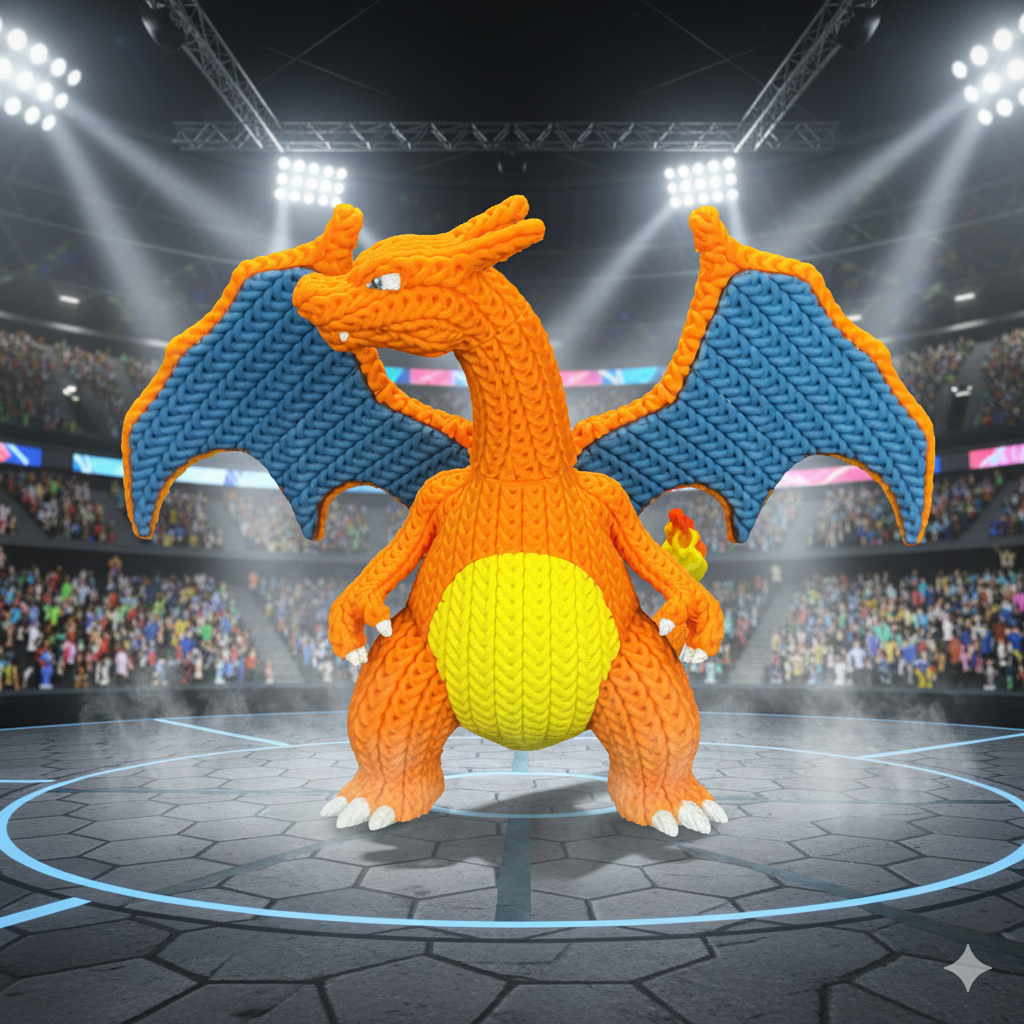 Charizard - Knitted