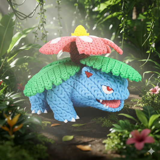 Pokemon Venusaur - Knitted