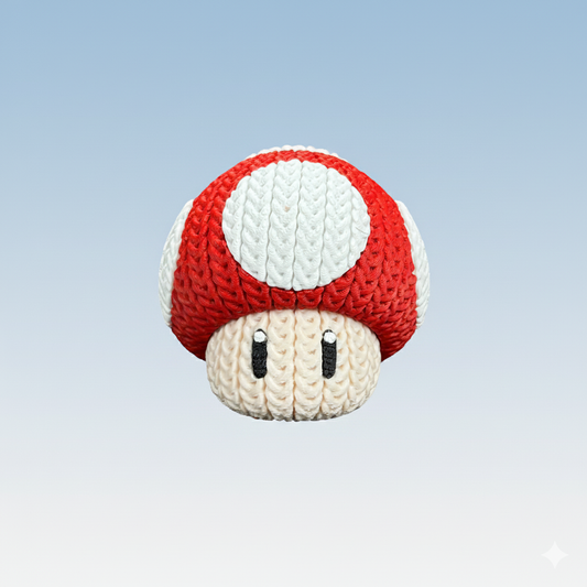 Mario Mushroom - Knitted