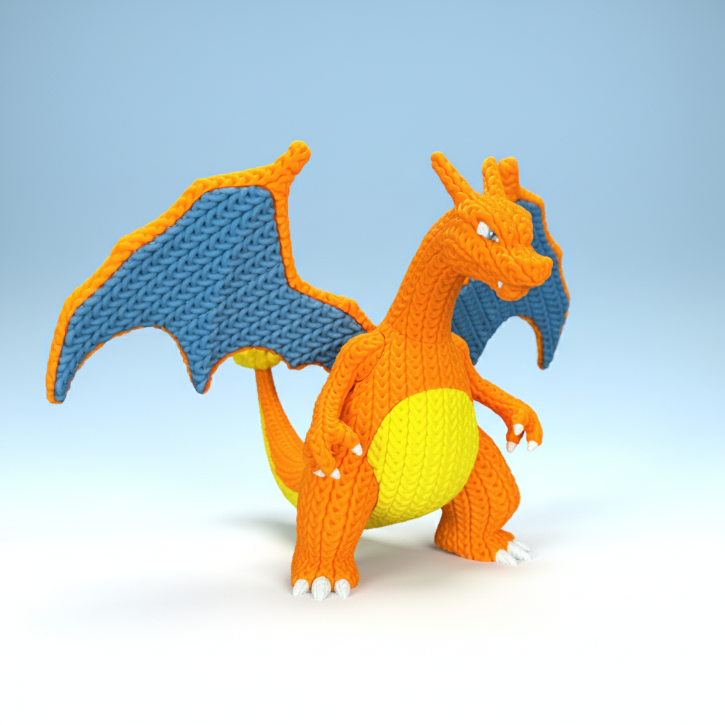 Charizard - Knitted
