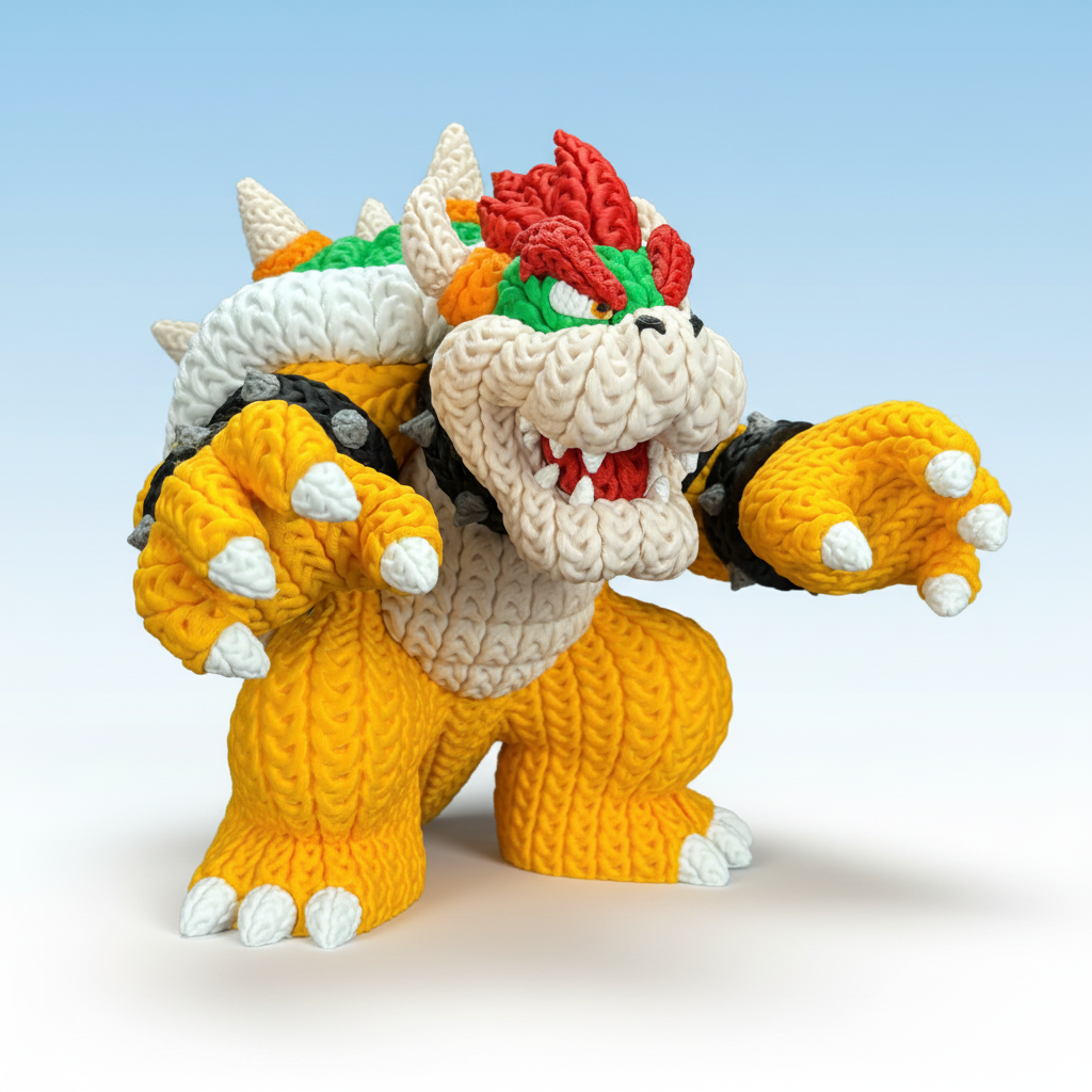 Bowser - Knitted