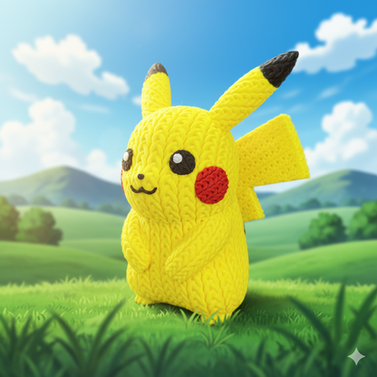 Pikachu - Knitted