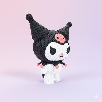 Kuromi - Knitted
