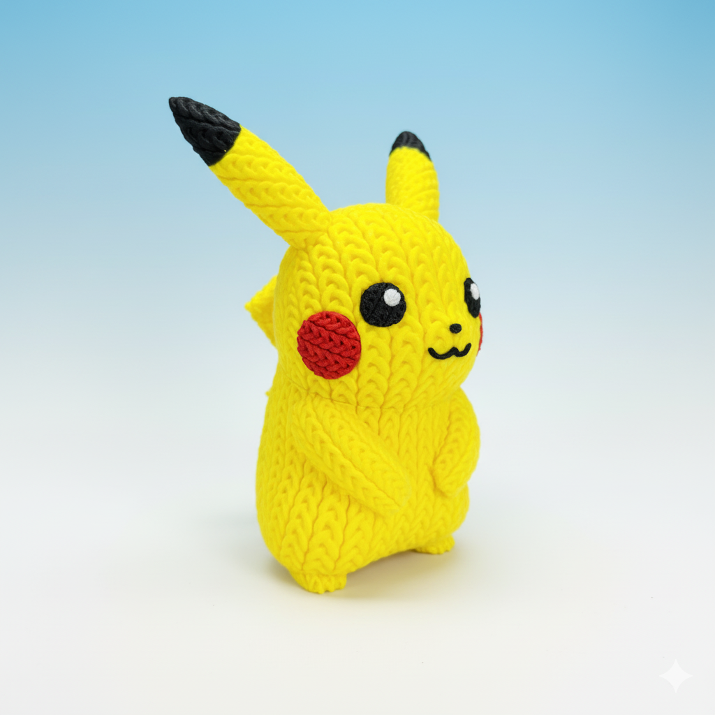 Pikachu - Knitted