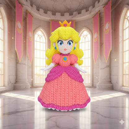 Princess Peach - Knitted