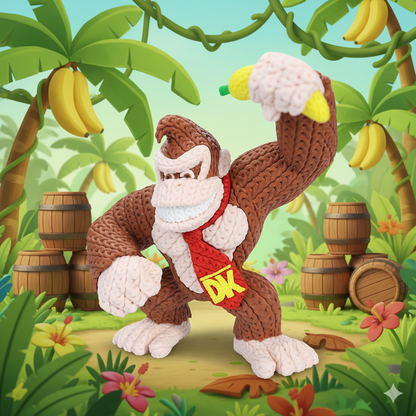 Donkey Kong - Knitted