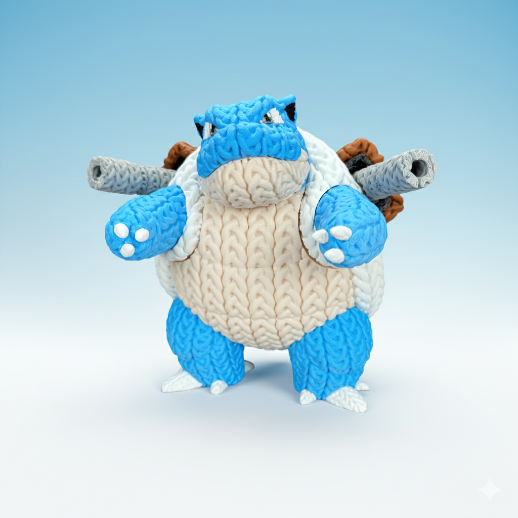 Blastoise - Knitted