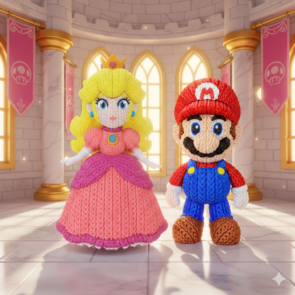 Princess Peach - Knitted