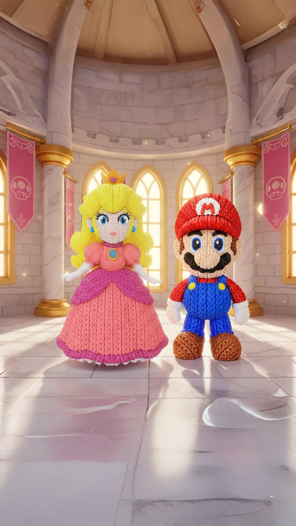 Princess Peach - Knitted