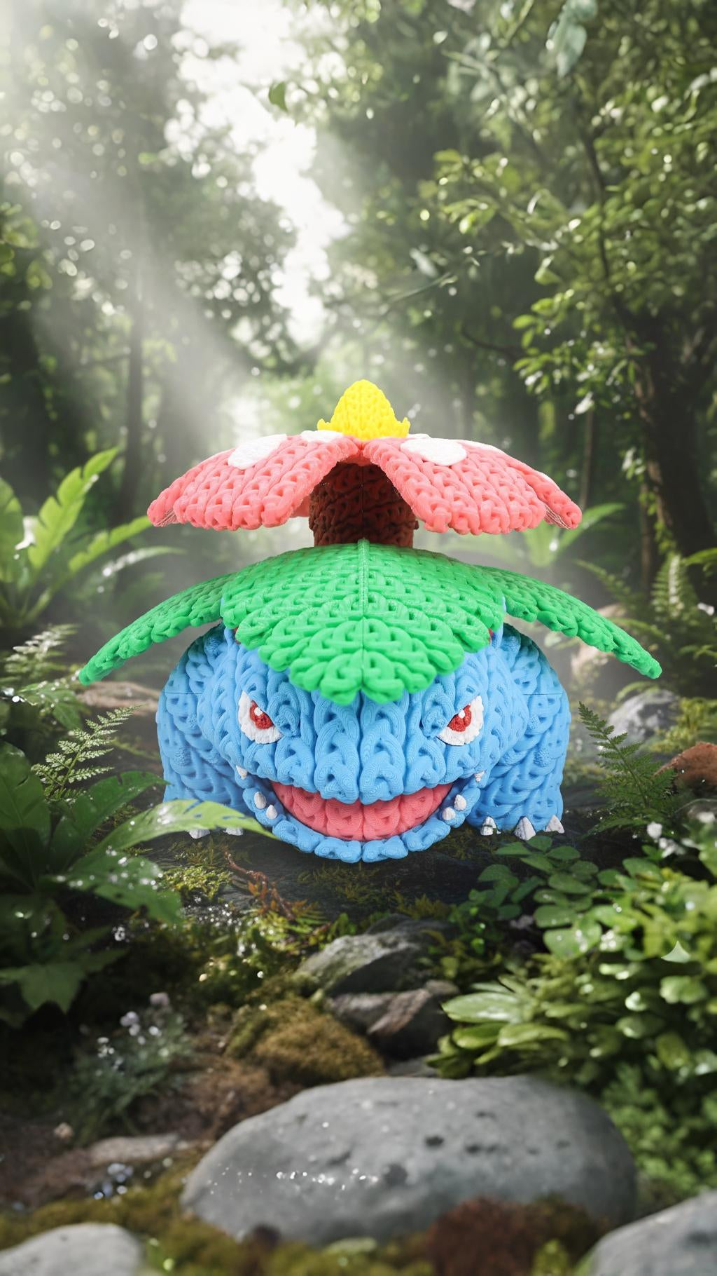 Pokemon Venusaur - Knitted