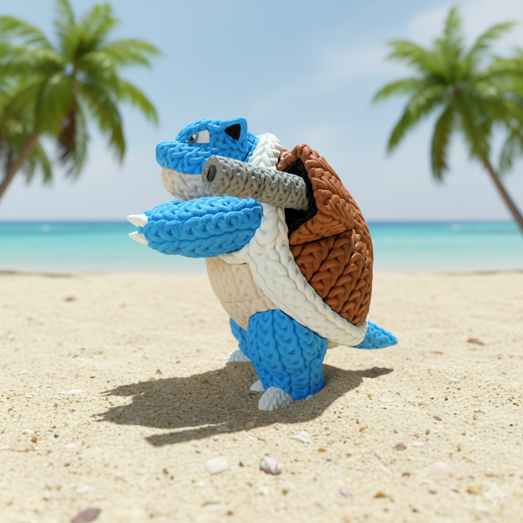 Blastoise - Knitted