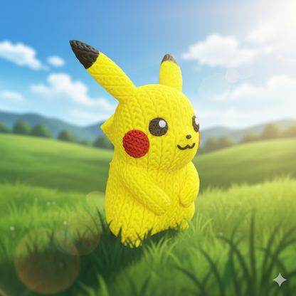 Pikachu - Knitted
