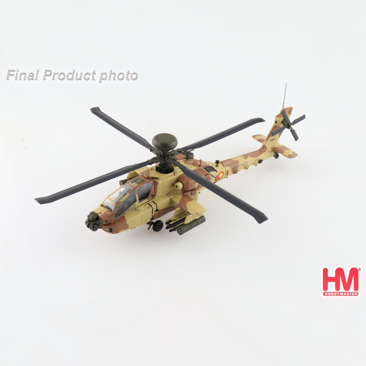 AH-64E Apache Guardian 19-0002, Qatar Emiri Air Force, 2022 - Hobby Master