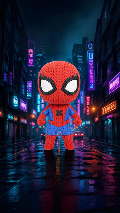 Spider Man - Knitted