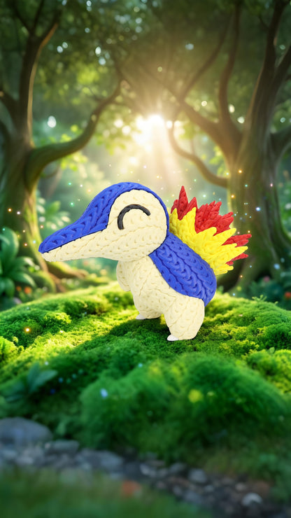 Pokemon Cyndaquil - Knitted