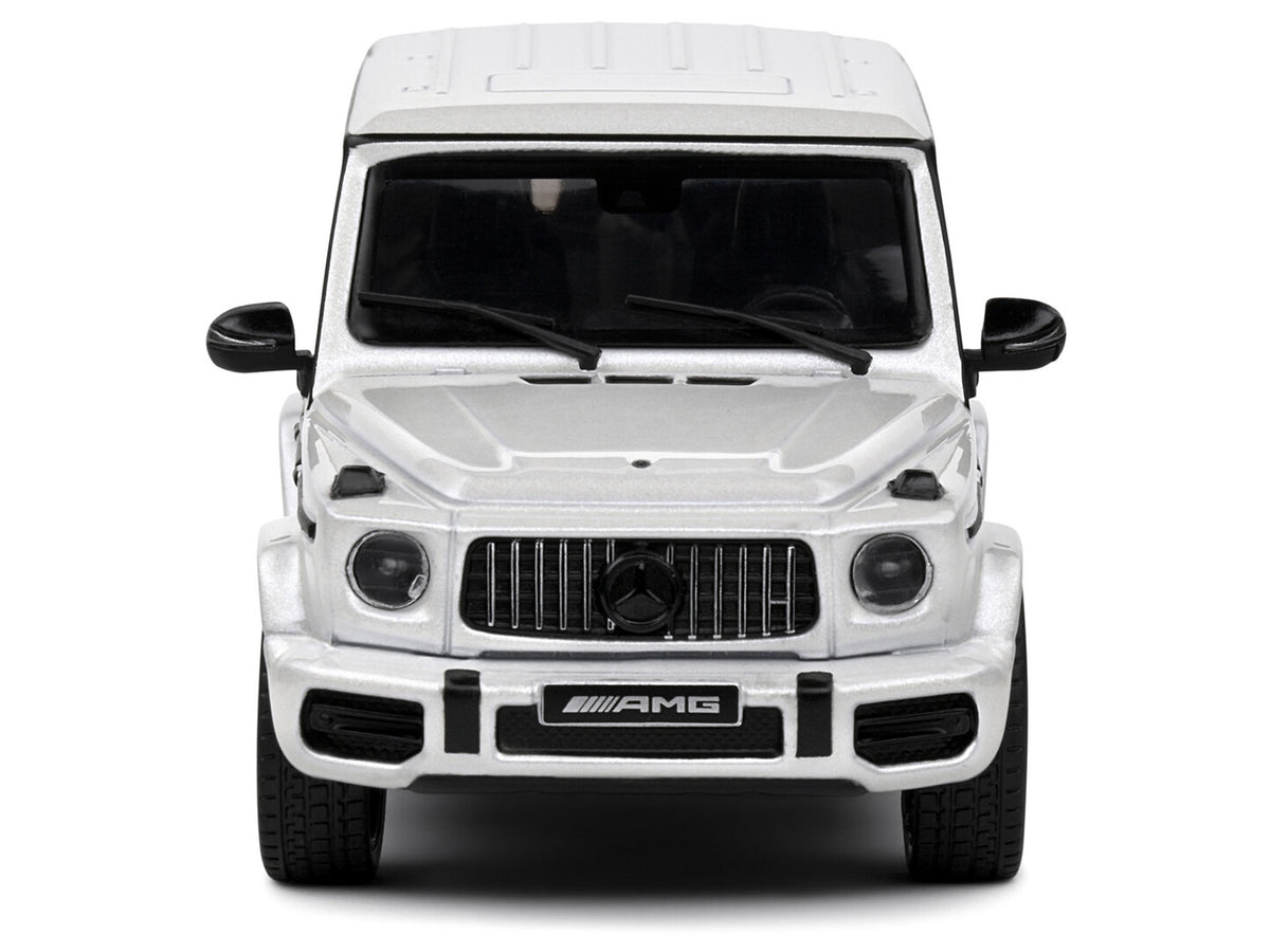 2022 Mercedes-Benz AMG G63 Diamond White Metallic with Graphics 1/43 Diecast Model Car by Solido - view 4