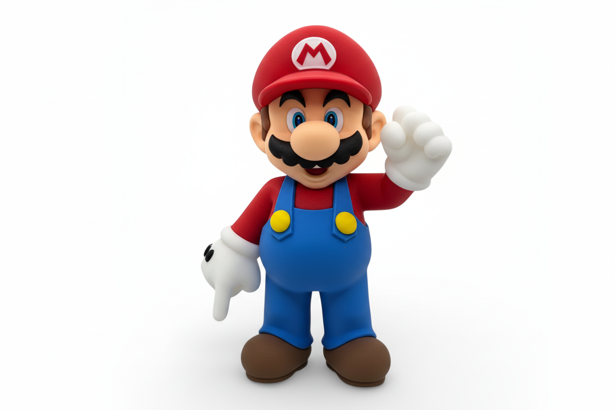 Enhanced Mario Front Close