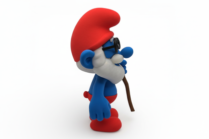 Enhanced Papa Smurf Side Profile