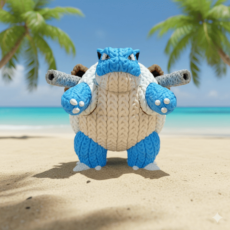 Blastoise - Knitted