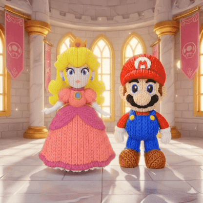 Princess Peach - Knitted
