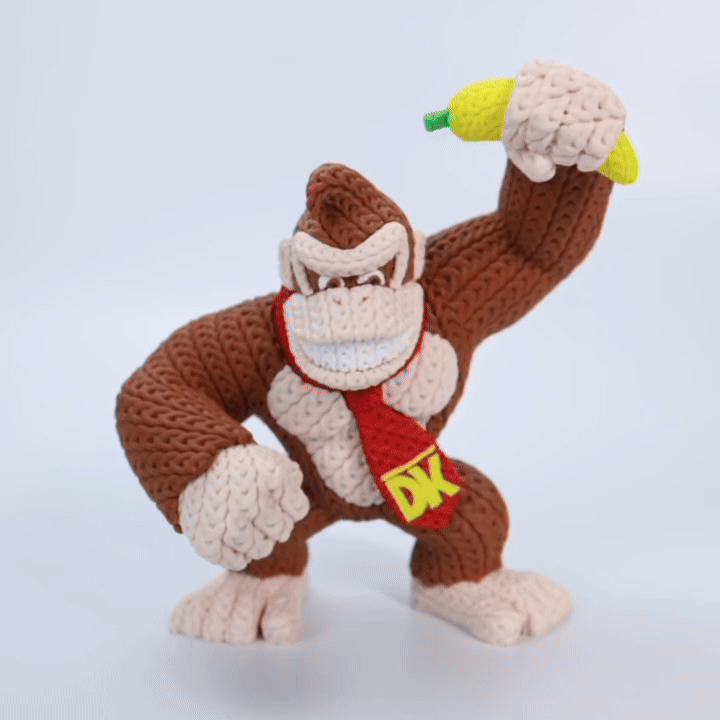 Donkey Kong - Knitted