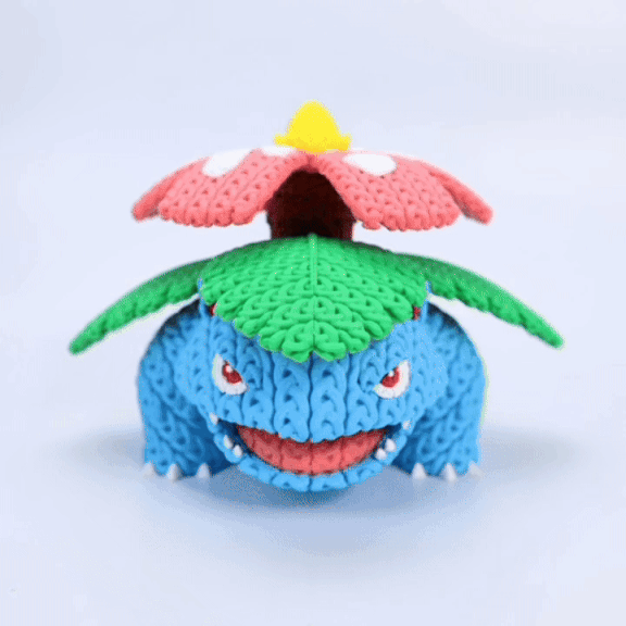 Pokemon Venusaur - Knitted