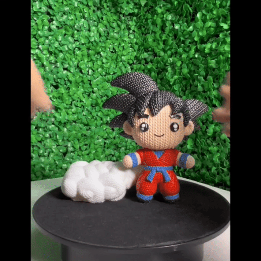 Goku v2 Knitted
