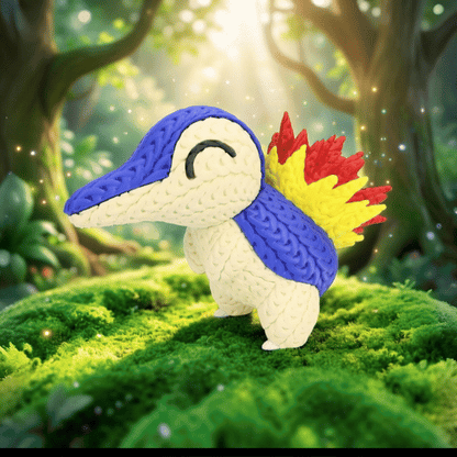 Pokemon Cyndaquil - Knitted