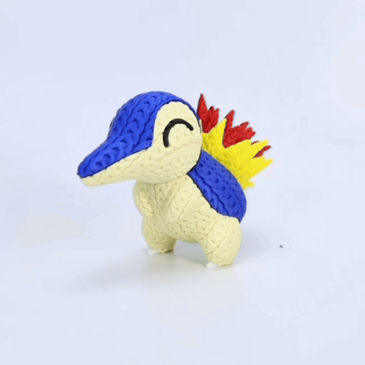 Pokemon Cyndaquil - Knitted