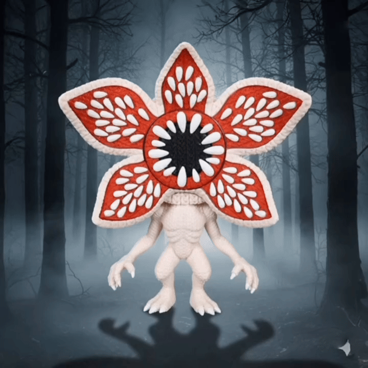 Demogorgon - Stranger Things - Knitted