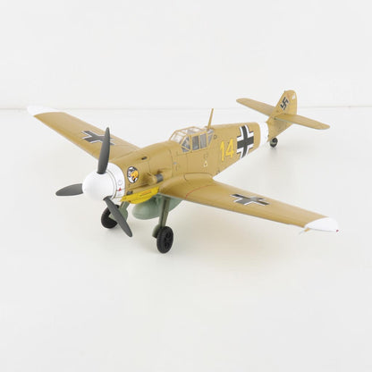 طائرة ميسرشميت الألمانية مرسيليا مصر 1942 | Messerschmitt Bf109F-4 Luftwaffe Marseille Yellow 14 Hobby Master