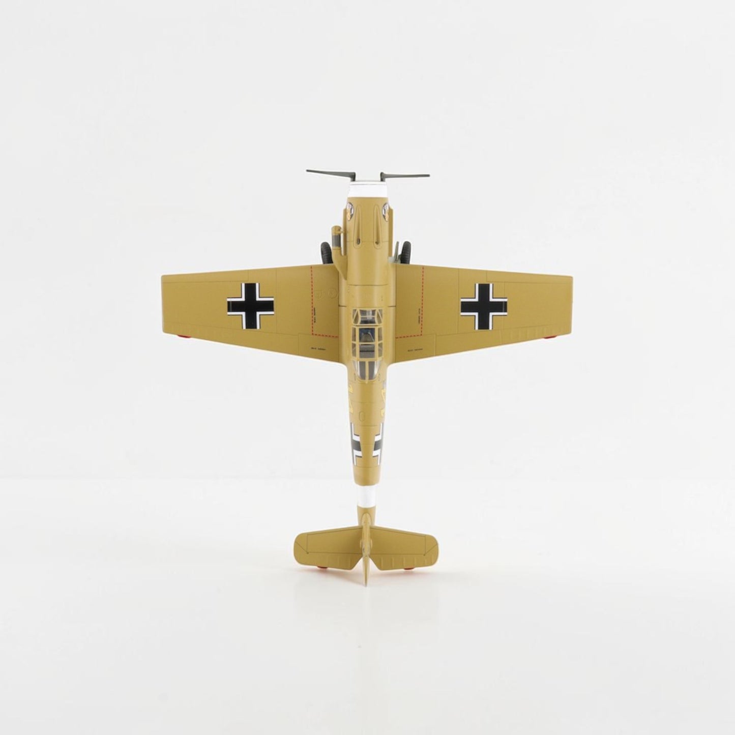 طائرة ميسرشميت الألمانية مرسيليا مصر 1942 | Messerschmitt Bf109F-4 Luftwaffe Marseille Yellow 14 Hobby Master