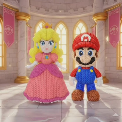 Princess Peach - Knitted