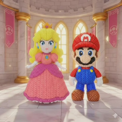 Princess Peach - Knitted