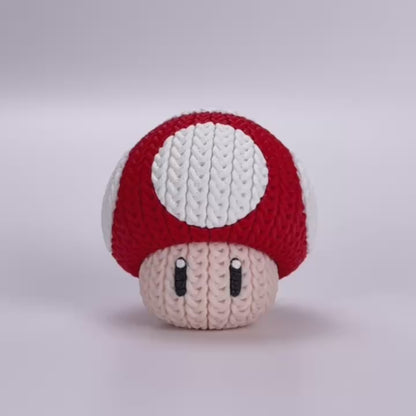 Mario Mushroom - Knitted