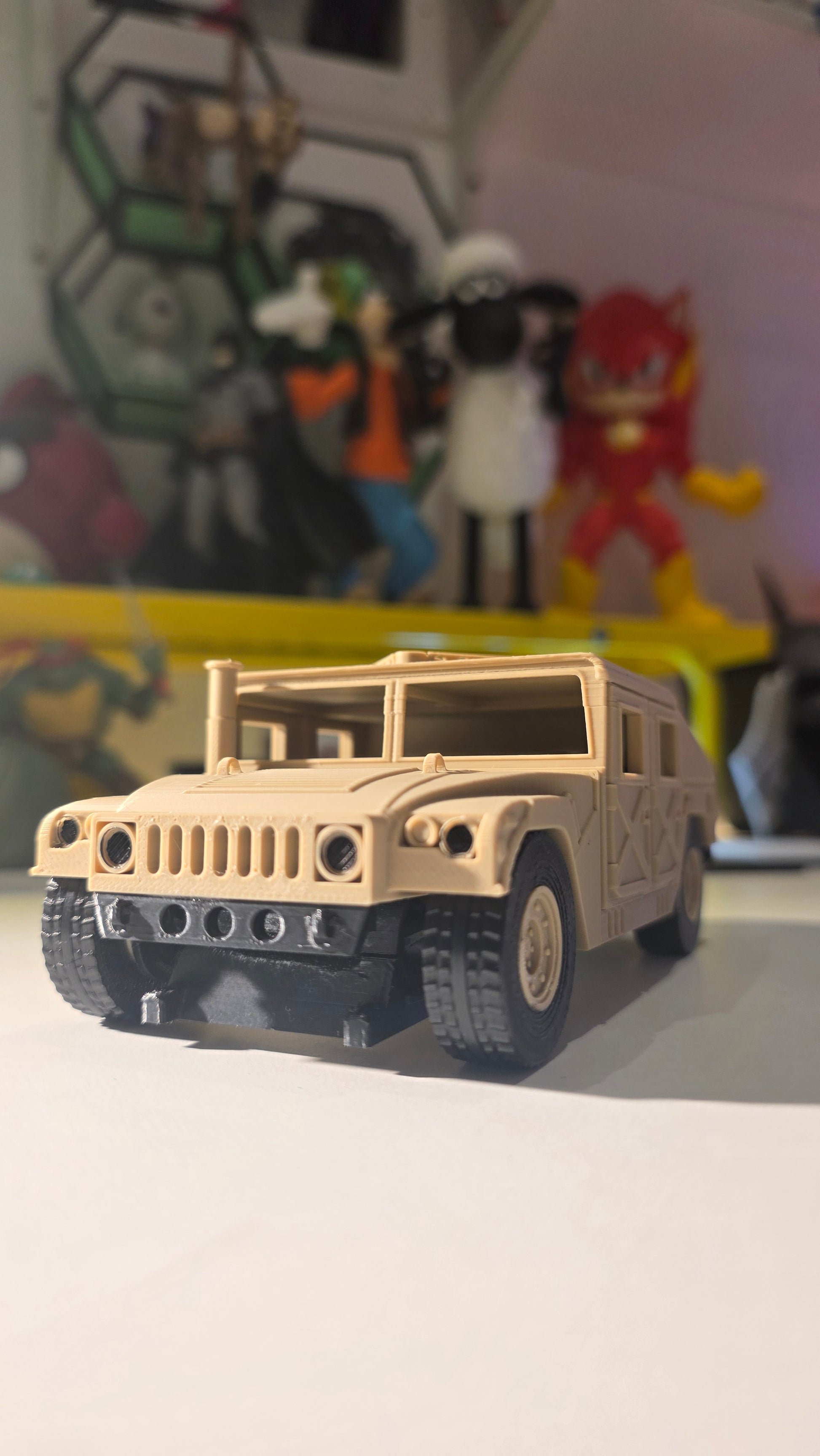 🪖 3D Printed Military Humvee Model – Qatar | مجسم همر عسكري مطبوع ثلاثي الأبعاد – قطر - Slice 3D Printing Qatar