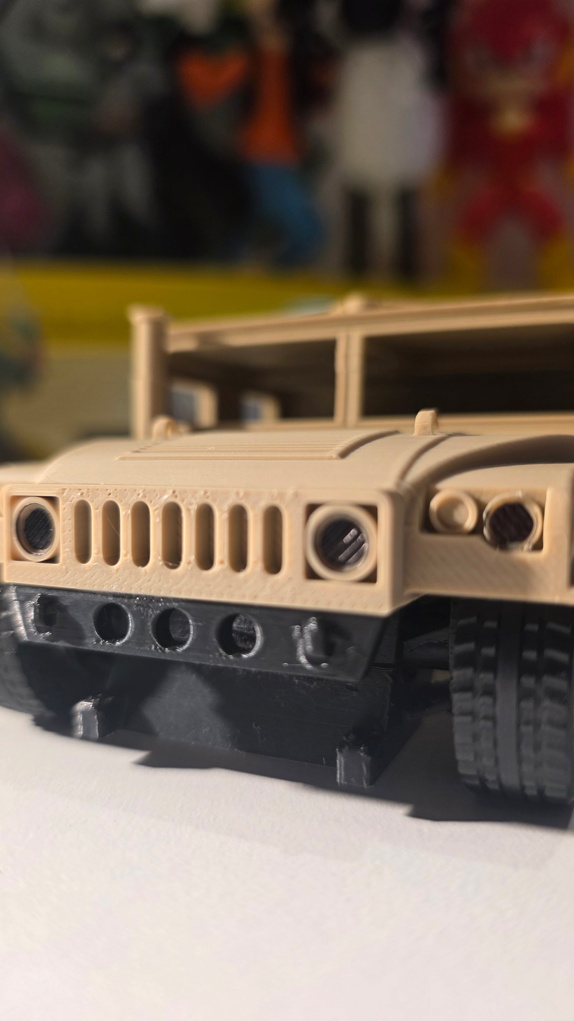🪖 3D Printed Military Humvee Model – Qatar | مجسم همر عسكري مطبوع ثلاثي الأبعاد – قطر - Slice 3D Printing Qatar