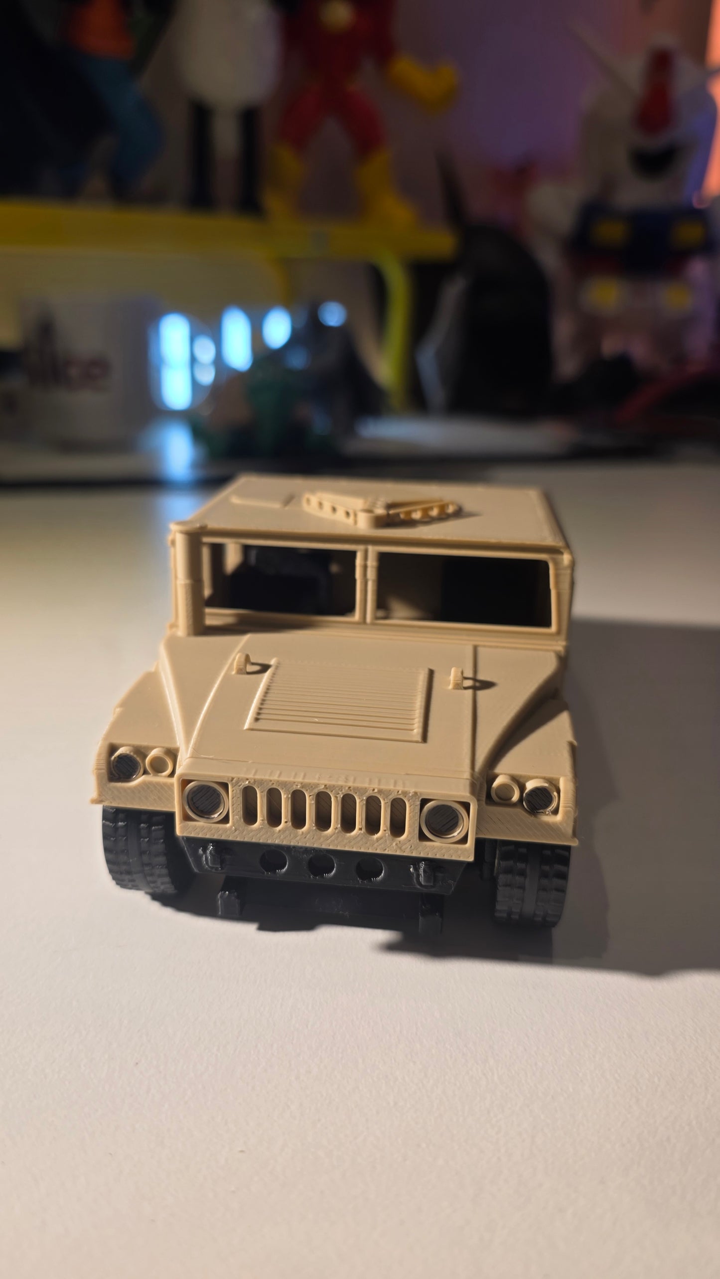🪖 3D Printed Military Humvee Model – Qatar | مجسم همر عسكري مطبوع ثلاثي الأبعاد – قطر - Slice 3D Printing Qatar