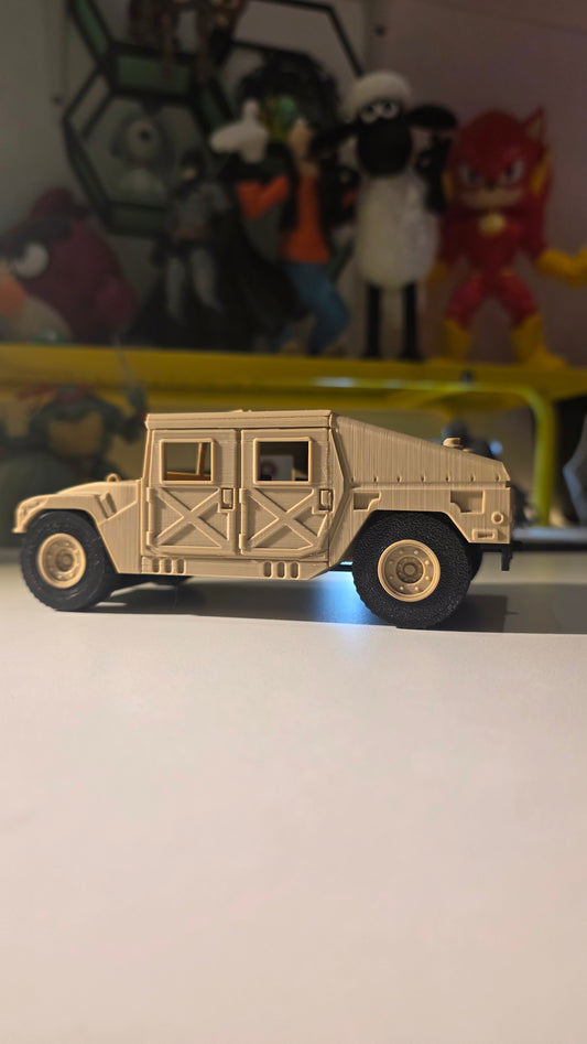 🪖 3D Printed Military Humvee Model – Qatar | مجسم همر عسكري مطبوع ثلاثي الأبعاد – قطر - Slice 3D Printing Qatar