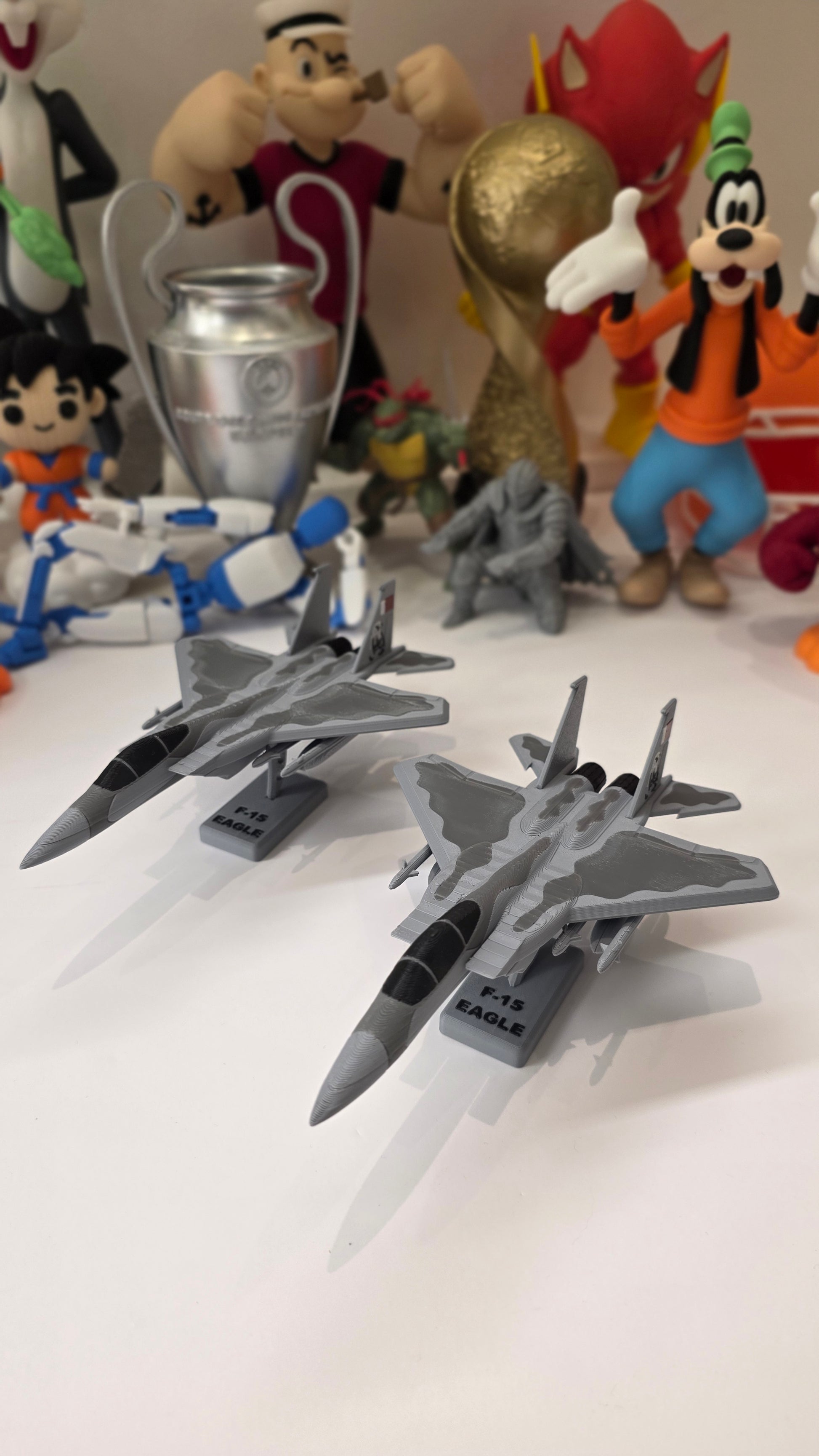 3D Printed Jet Display Ababeel أبابيل  – Unique Desk Piece - Slice Qatar