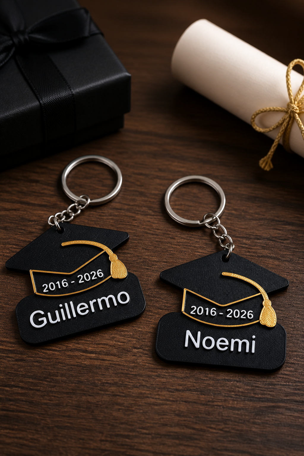 Customized Graduation Cap Keychain