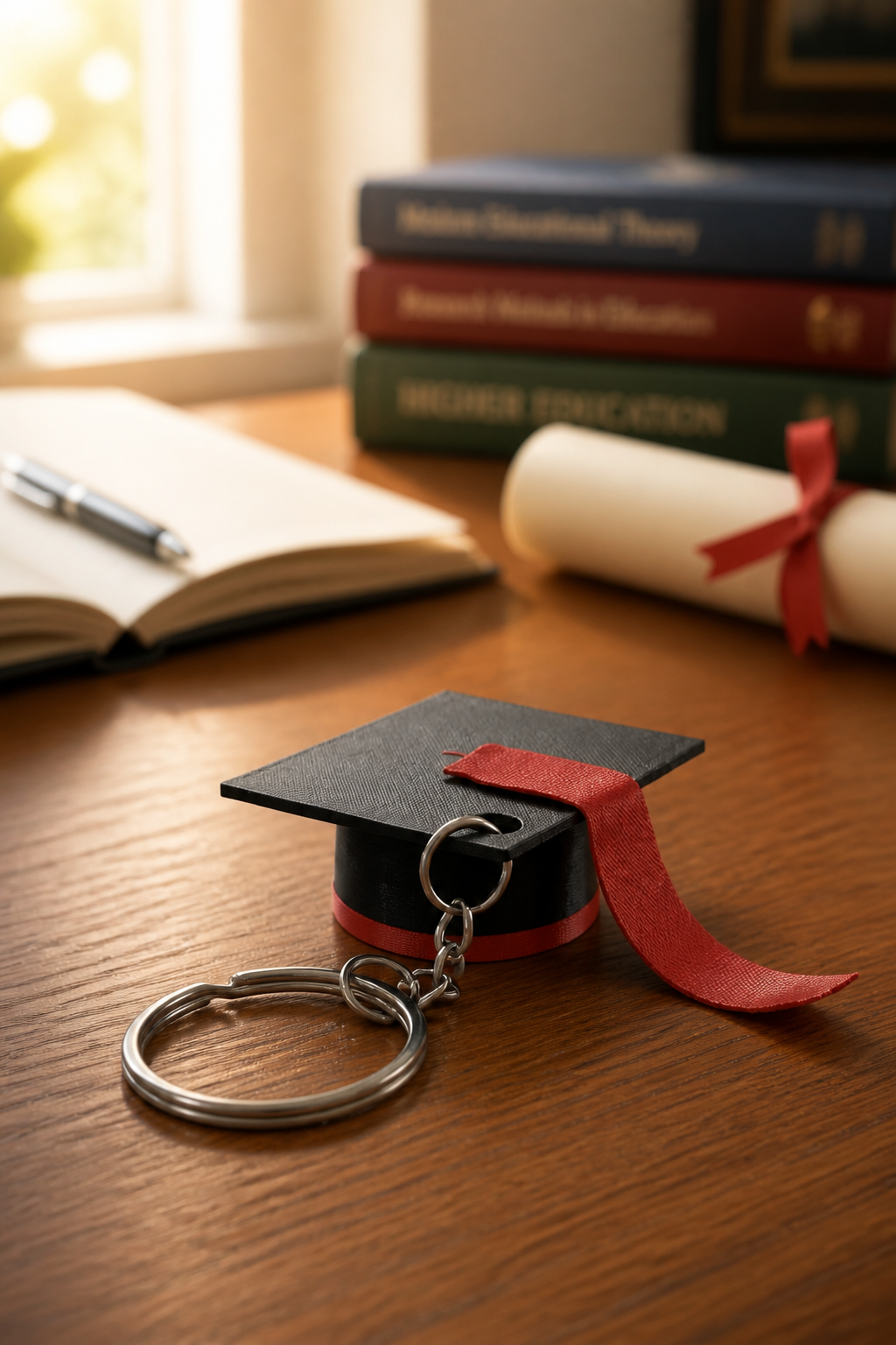 Graduation Cap Keychain