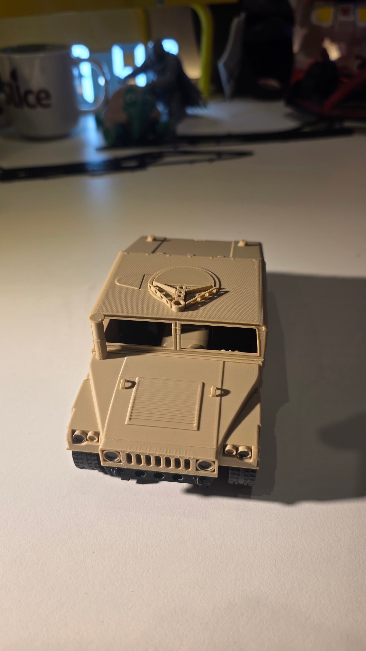 🪖 3D Printed Military Humvee Model – Qatar | مجسم همر عسكري مطبوع ثلاثي الأبعاد – قطر - Slice Qatar