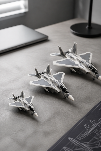 3D Printed Jet Display Ababeel أبابيل  – Unique Desk Piece
