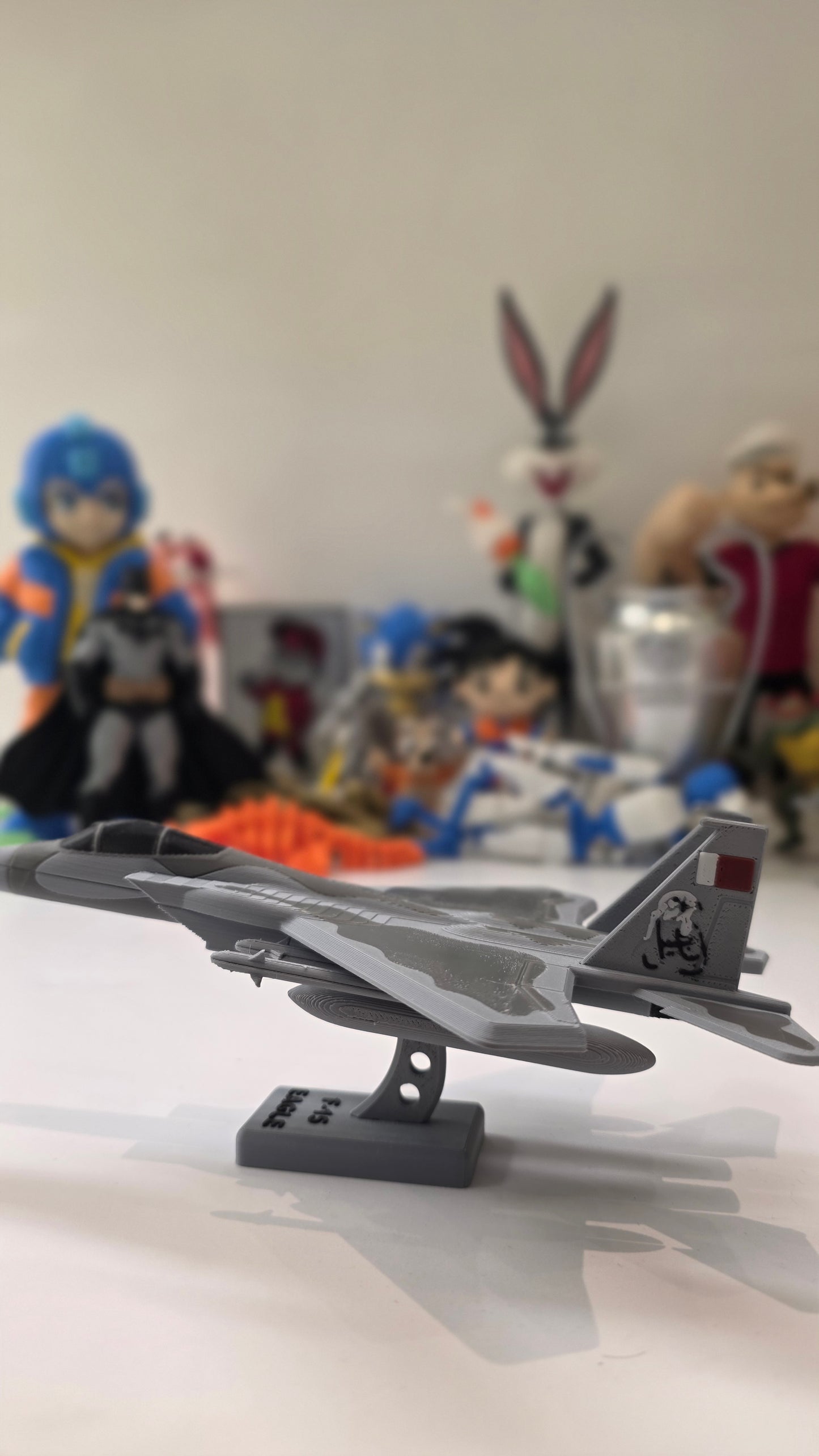 3D Printed Jet Display Ababeel أبابيل  – Unique Desk Piece - Slice Qatar