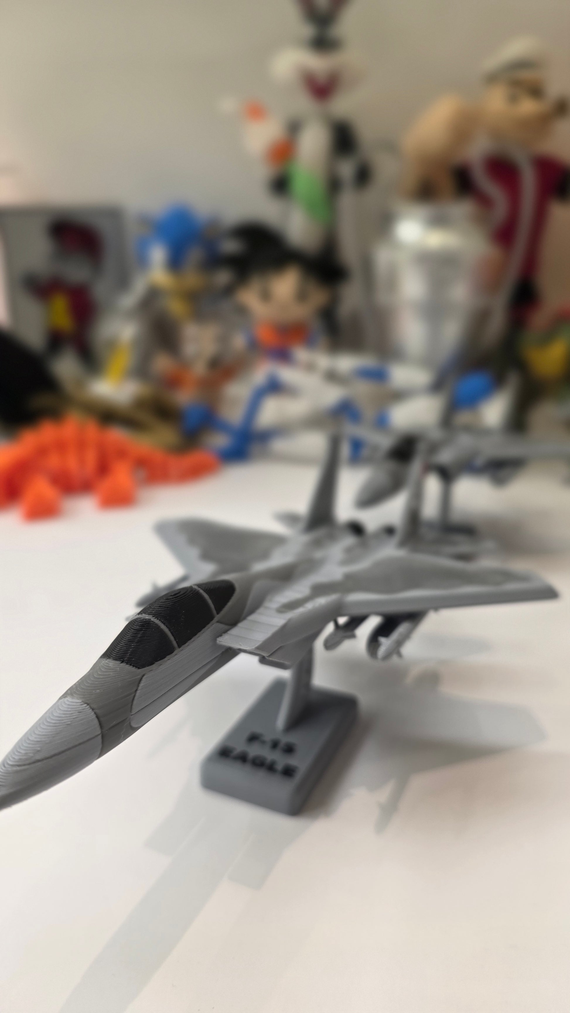3D Printed Jet Display Ababeel أبابيل  – Unique Desk Piece - Slice Qatar